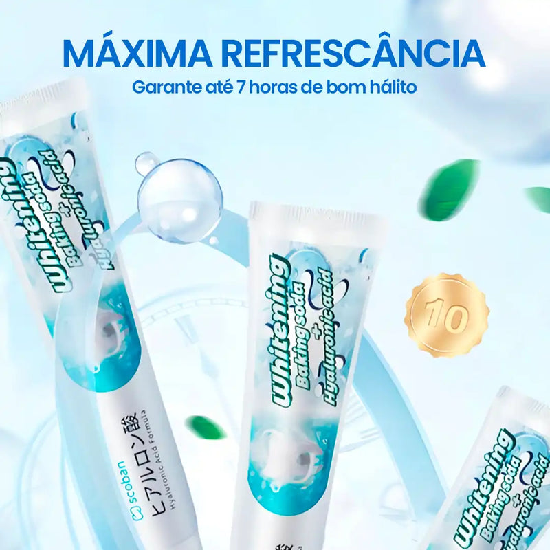 Creme Dental Clareador 3 em 1 - Scoban®