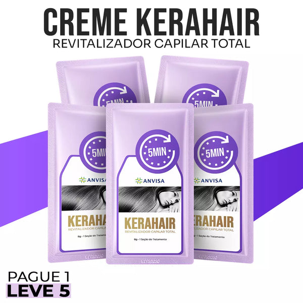 Cabelos Lindos e Revitalizados - KeraHair [COMPRE 1 LEVE 5]