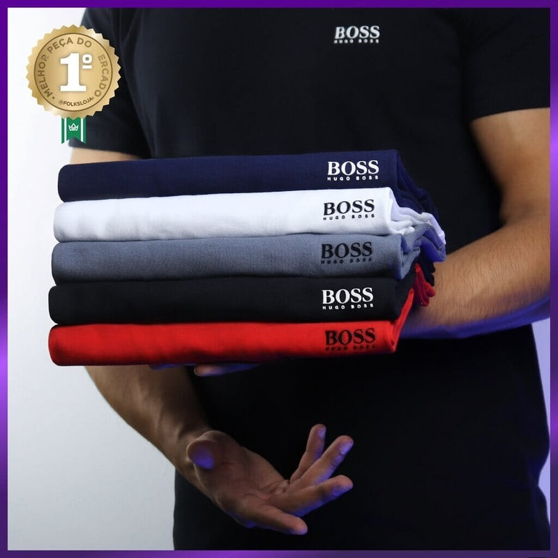 [COMPRE 1 LEVE 4] Kit 4 Camisas H. Boss Casual