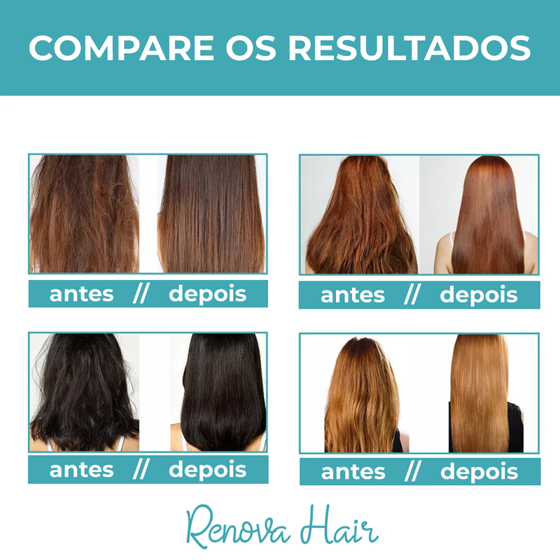 Alisador Seda e Brilho - Renova Hair