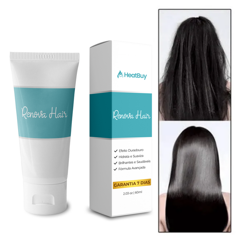Cabelos Sedosos e Brilhosos - Alisador RenovaHair®